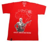 T-shirt Outlaw Rap African Soldier