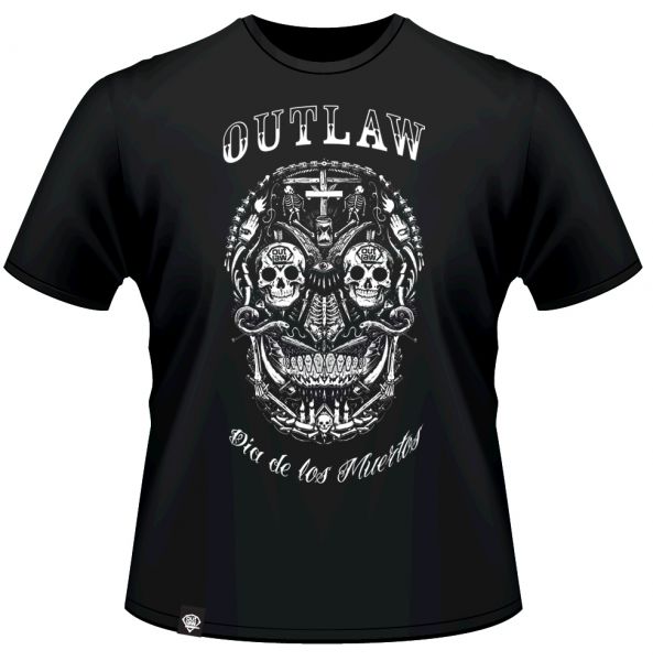 T-shirt Outlaw Rap Dia dos Mortos